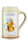 Offizieller Oktoberfestkrug 2013 ohne Deckel
