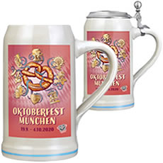 Offizielle Oktoberfestkrüge 2020 - Seltene Bierkrüge durch Wiesnabsage
