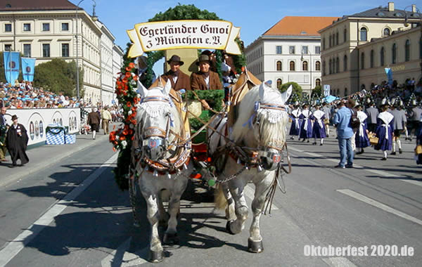 Termine zur Wiesn 2020 im Oktoberfest Kalender - Dates and events at the Munich Beer Festival Calendar